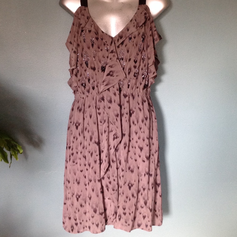 Sale! Beaded 100% Silk Flutter  6